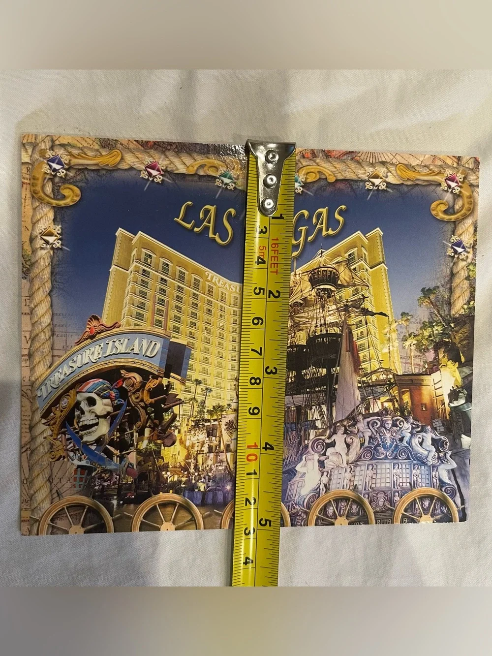 Postcard  Las Vegas Hotel Casino Treasure Island  Pirate Nevada Vintage